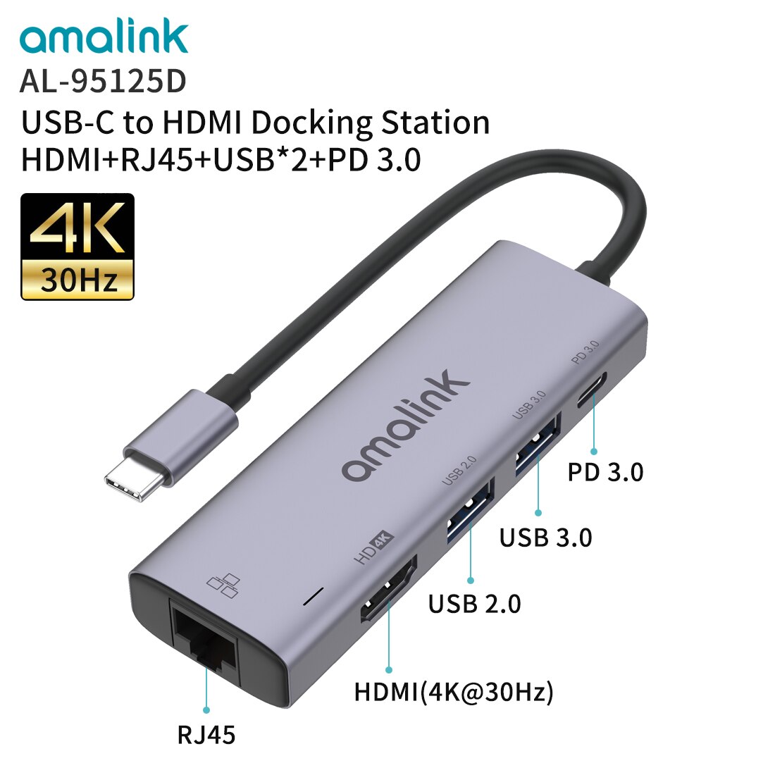 Amalink ŷ ̼ USB  C-HDMI  RJ45 ȣȯ ..